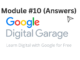 Google Digital Garage Module 10 Get noticed locally