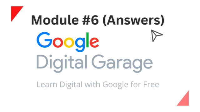 Module #6(Answers)