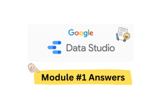 Introduction to Data Studio Assessment 1 Answers