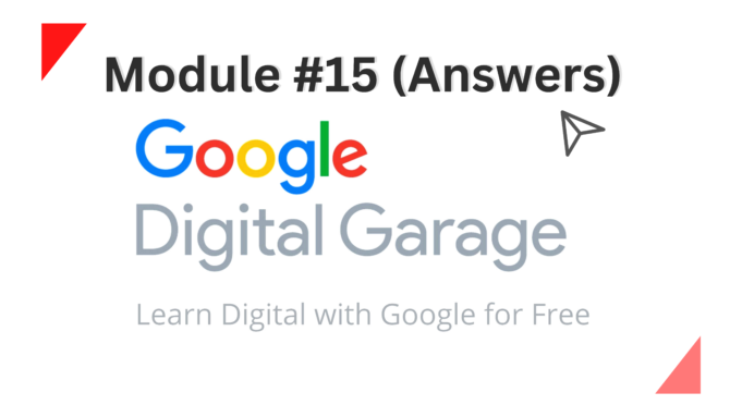 Module #15(Answers)