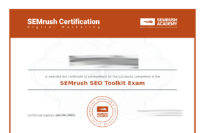 Semrush SEO Toolkit Exam Answers