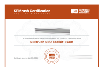SEMrush SEO Toolkit Exam Answers (Updated)