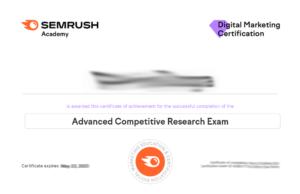 Advanced Competitive Research Exam Answers 2021