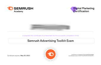 Semrush Advertising Toolkit Exam Answers