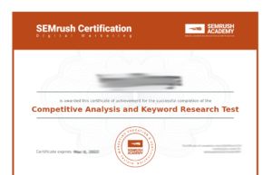 Competitive Analysis and Keyword Research Test Exam Answers