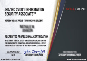 Information Security Associate Exam Answers – SkillFront Exam Answers ...