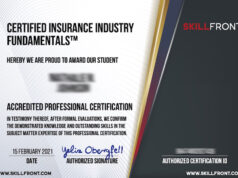Skill Front Certified Insurance Industry Fundamentals™ (CIIF™) Exam answers