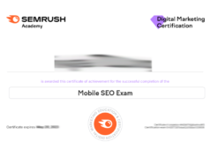 Semrush Mobile SEO Certification Exam Answers