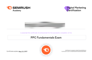 Semrush PPC Fundamentals Exam Answers