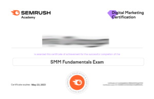 Semrush SMM Fundamentals Exam Answers
