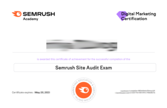 Semrush Site Audit Exam Answers