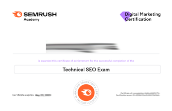 Semrush Technical SEO Certification Exam Answers