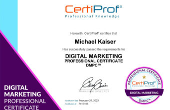 Digital Marketing Professional Certificate Exam Answers Certiprof (French)