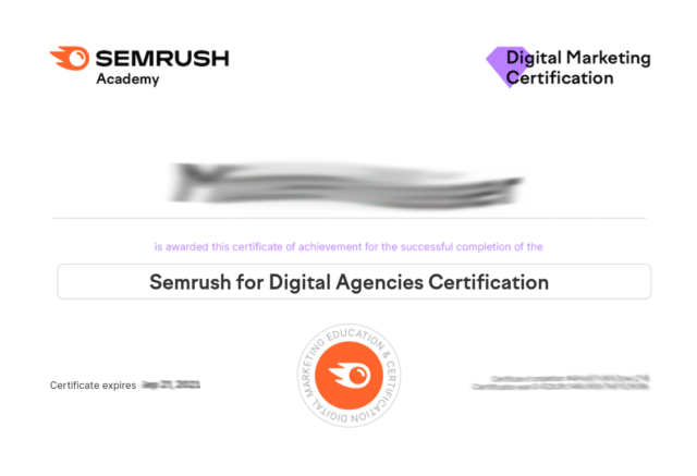semrush for digital agencies exam answers
