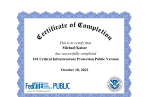 Critical Infrastructure Protection – Final Test (FedVTE Course 2022) Answers