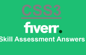 Fiverr CSS 3 Test Answers