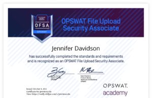 OPSWAT Academy Free Certifications for Cyber Security Beginners